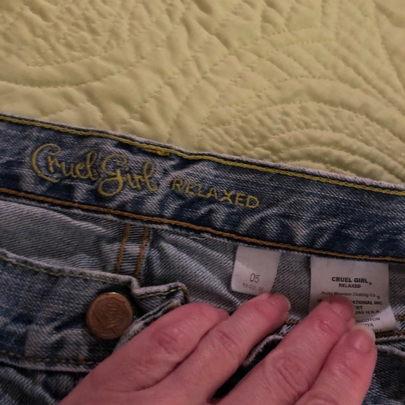 Cruel Girl Relaxed Jeans - Size 5 - Picture 6 of 8